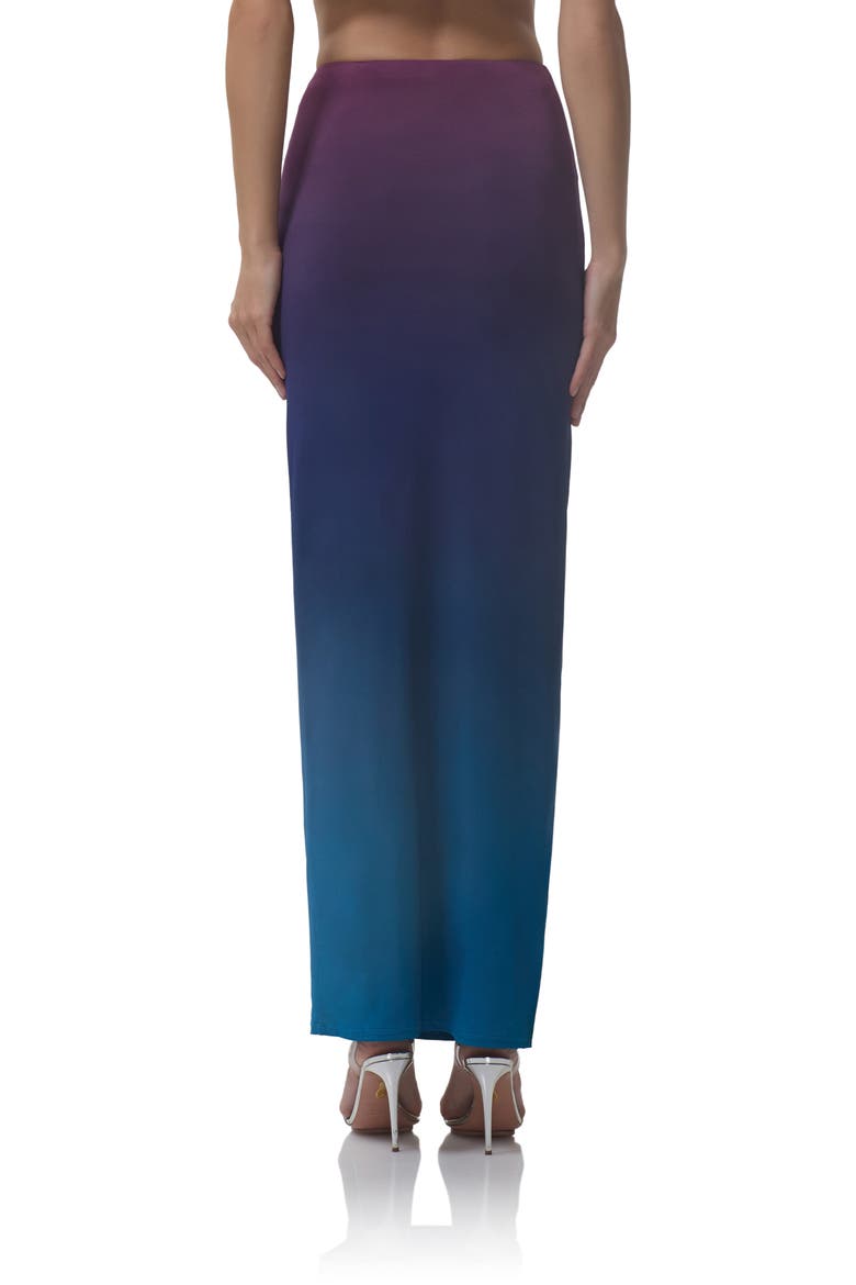 Aven Ombré Maxi Skirt, Alternate, color, MIDNIGHT OMBRE