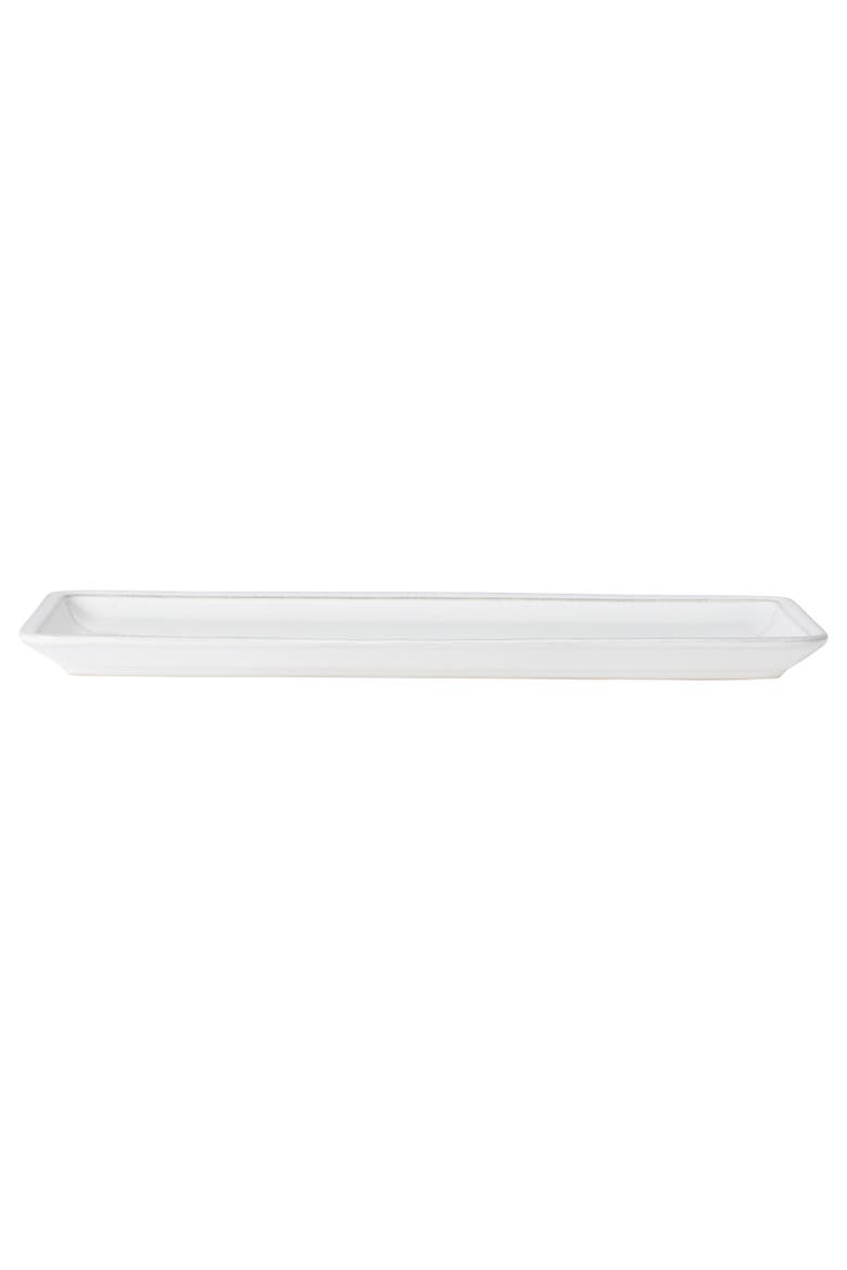 Friso Rect. Platter, Alternate, color, White