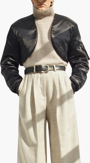 CAALO Satin Down Bolero