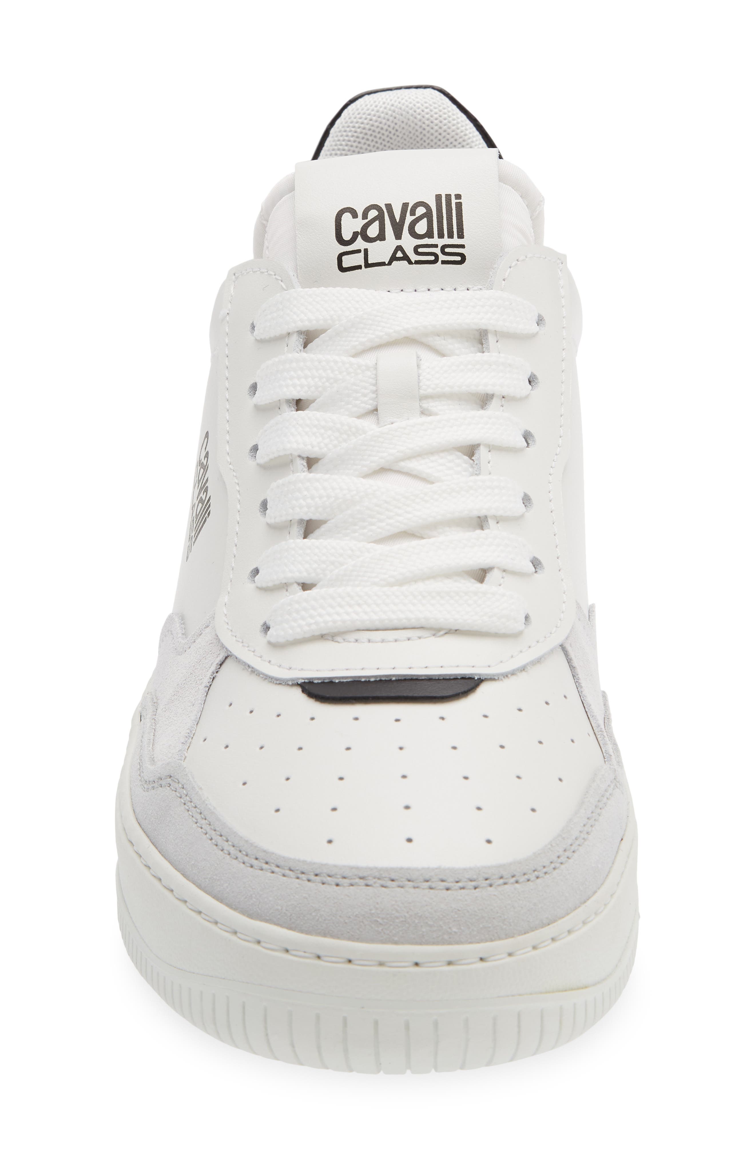 Roberto Cavalli Logo Low Top Sneaker, Alternate, color, 