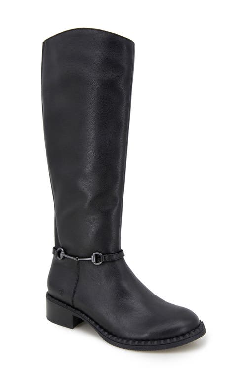 GENTLE SOULS BY KENNETH COLE Barrett Knee High Boot in Black Leather 