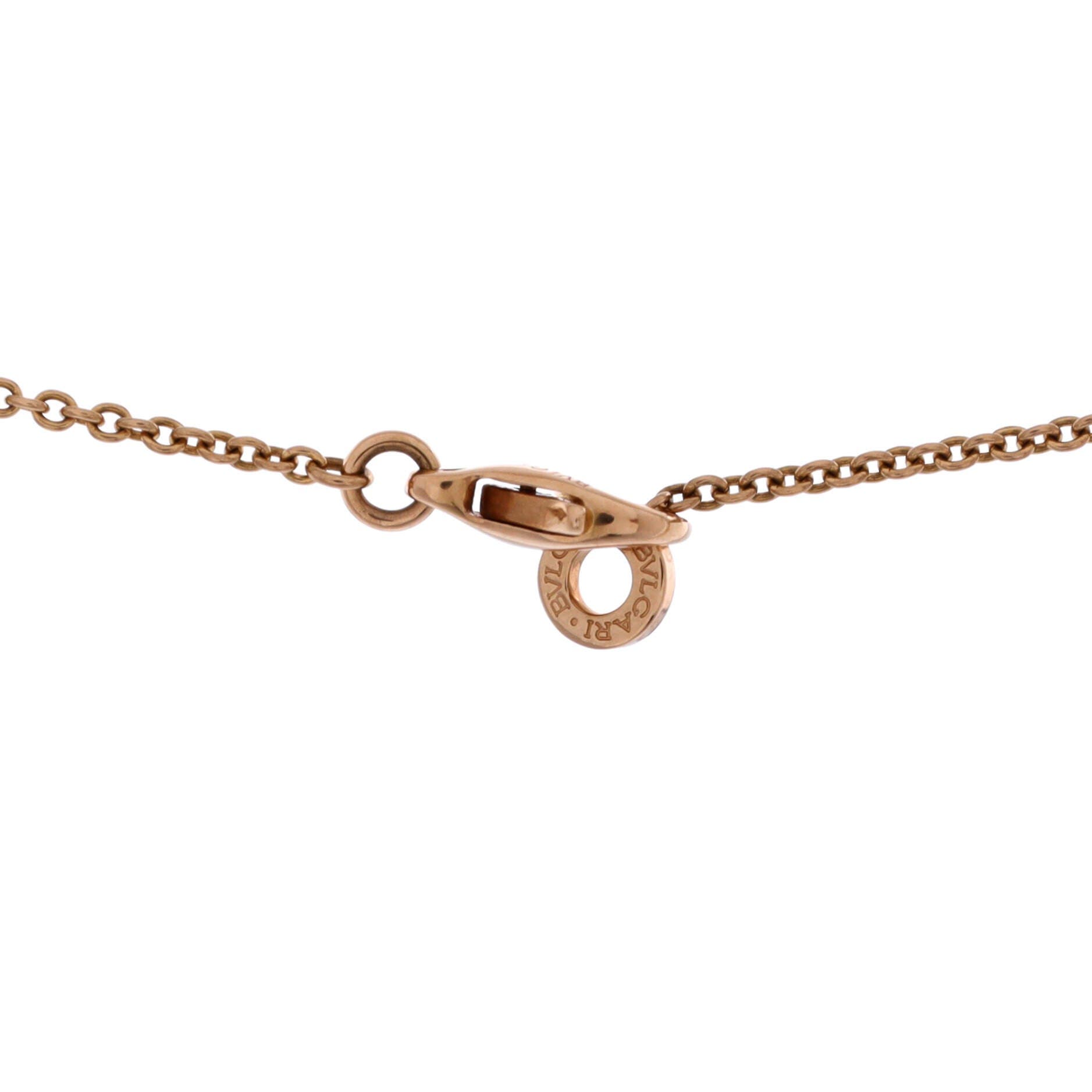 B.Zero1 Design Legend Zaha Hadid Pendant Necklace 18K Rose Gold with Ceramic, Alternate, color, Metallic Gold