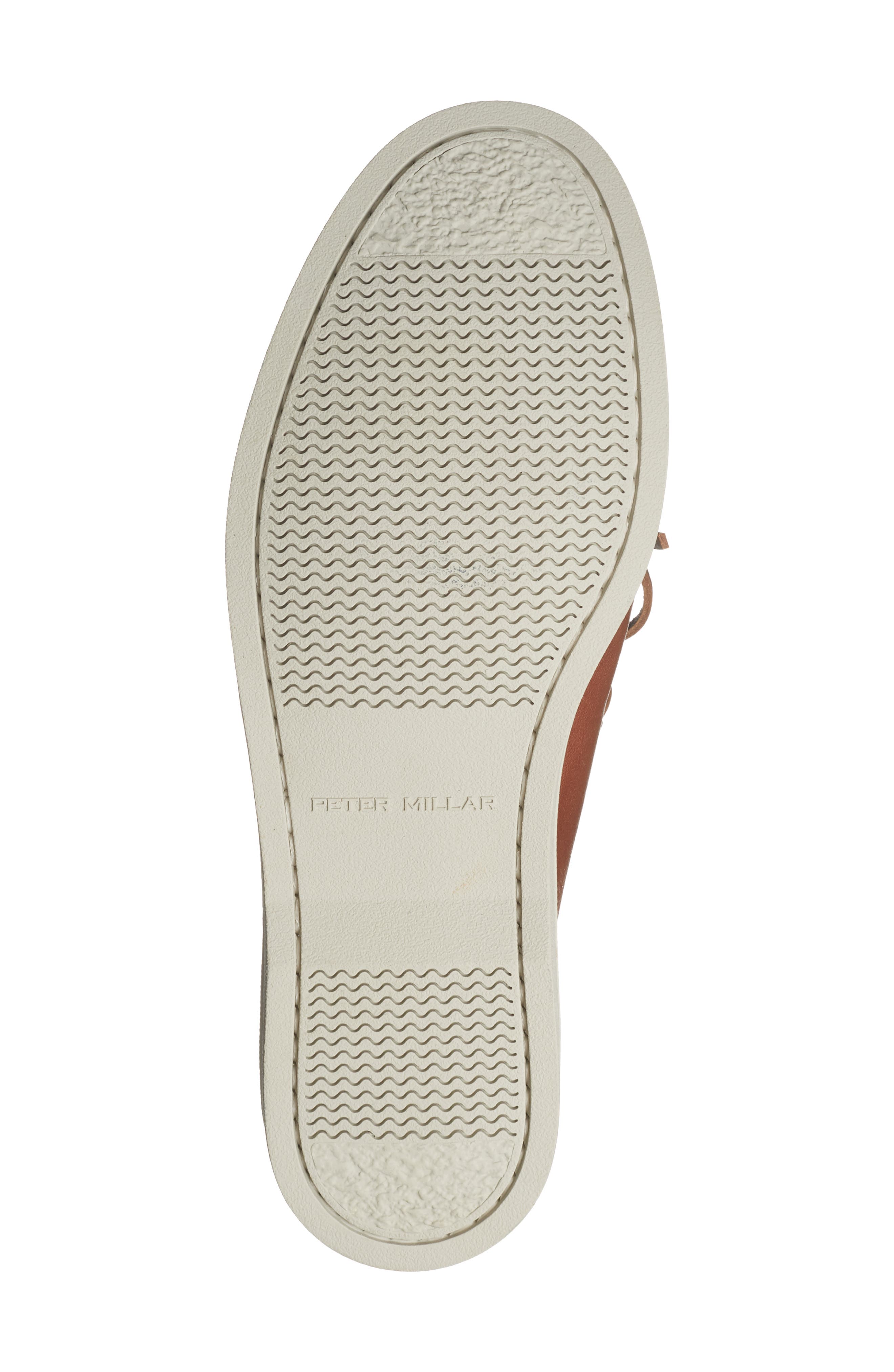 Peter Millar Excursionist Boat Shoe, Alternate, color, Cognac