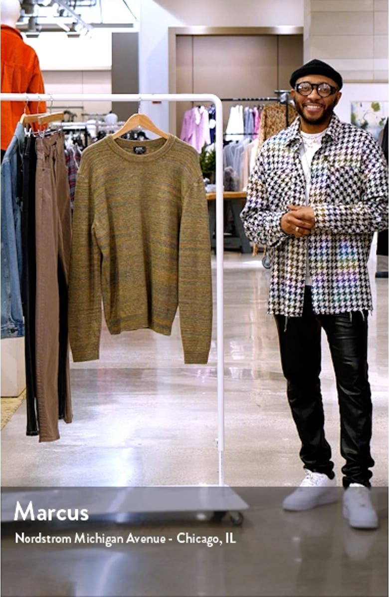 Pull Andrew Space Dye Crewneck Sweater, sales video thumbnail