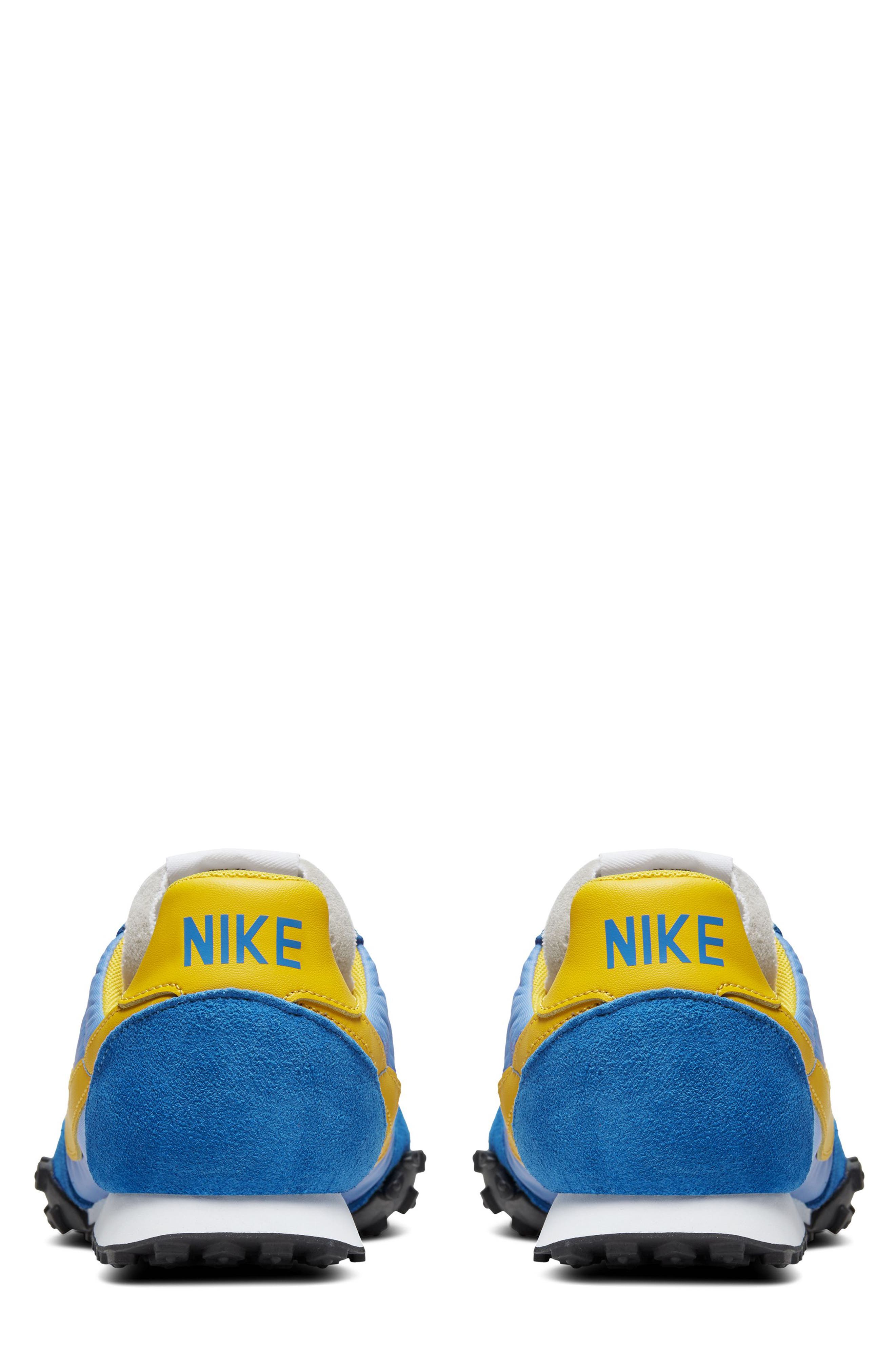 Waffle Racer Sneaker, Alternate, color, BLUE/ BLACK/ AMARILLO