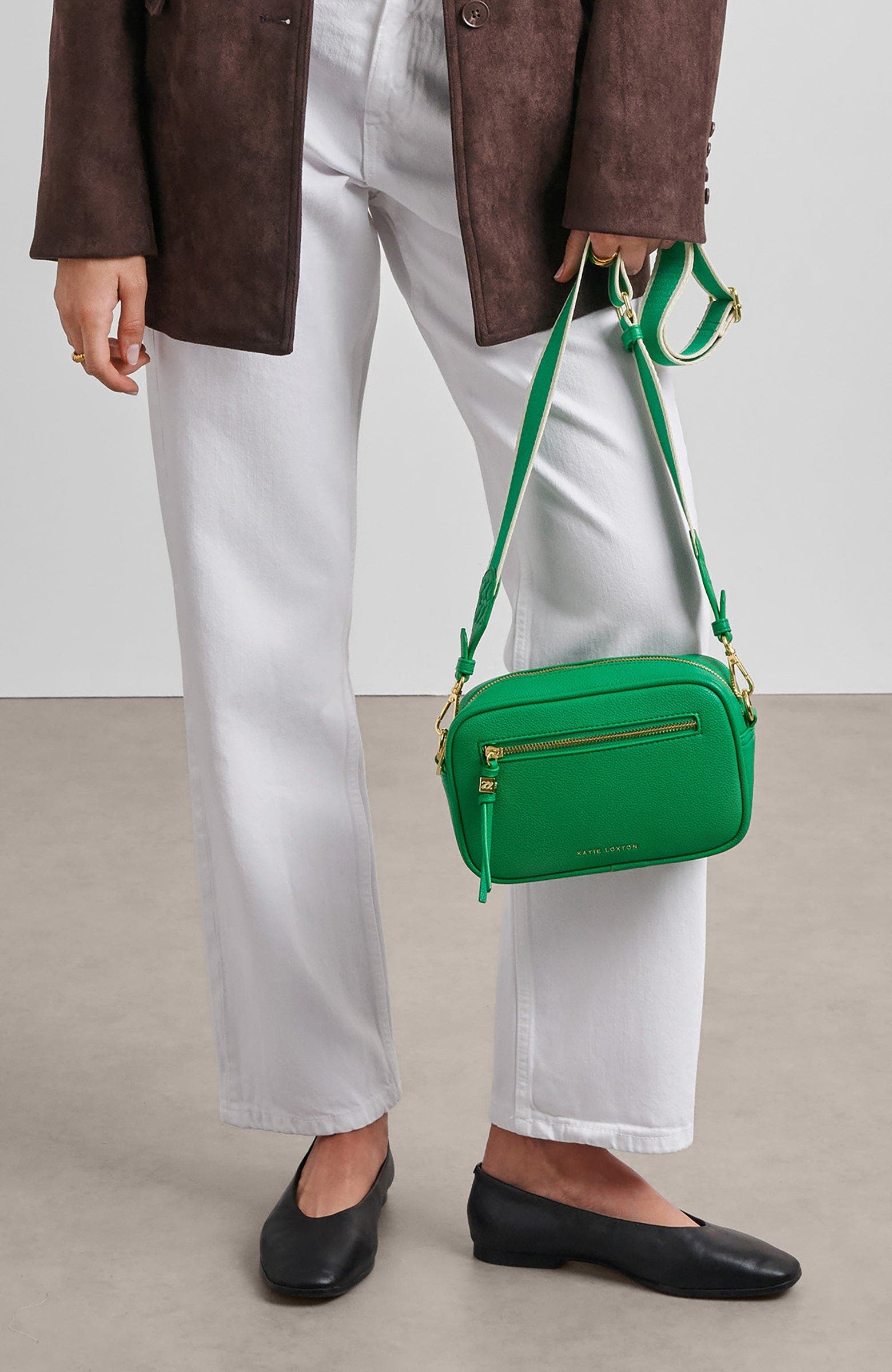 Lottie Crossbody Bag, Alternate, color, Bright Green