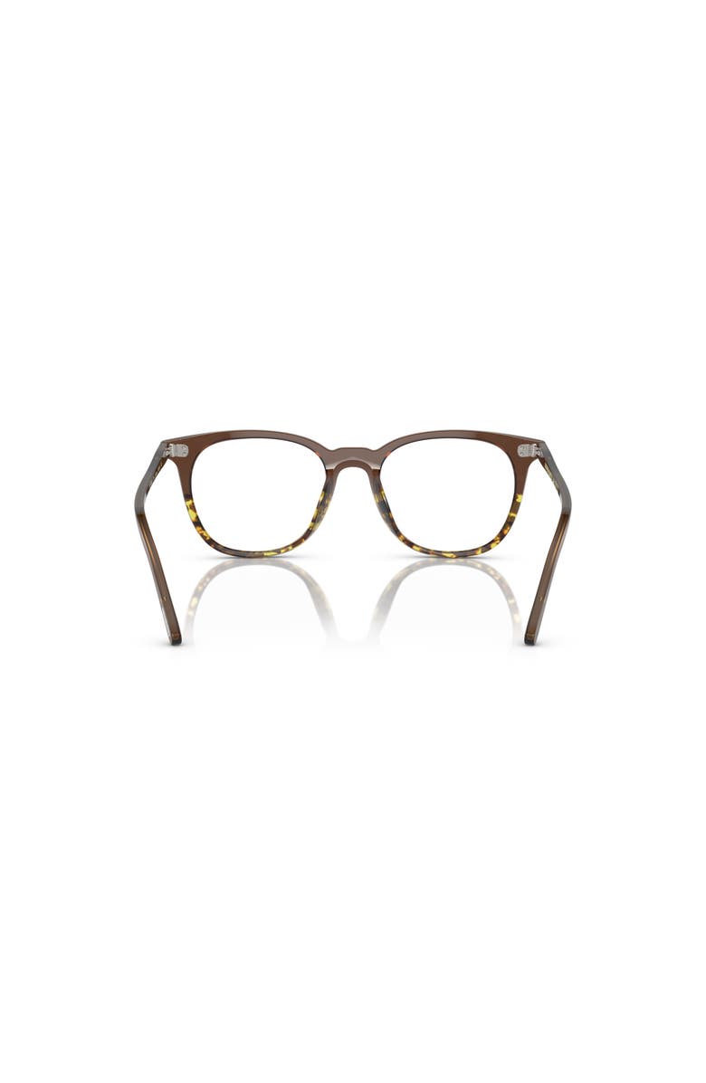 Oliver Peoples 49mm Rectangle optical glasses, Alternate, color, Brown