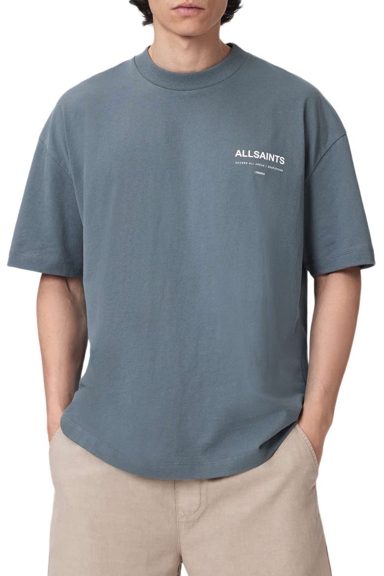 Backstage Graphic T-shirt, Main, color, LUNAR BLUE