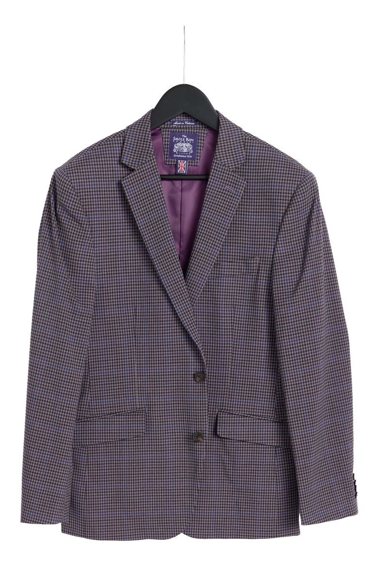 Multi Check Sport Coat, Alternate, color, BERRY/ NAVY