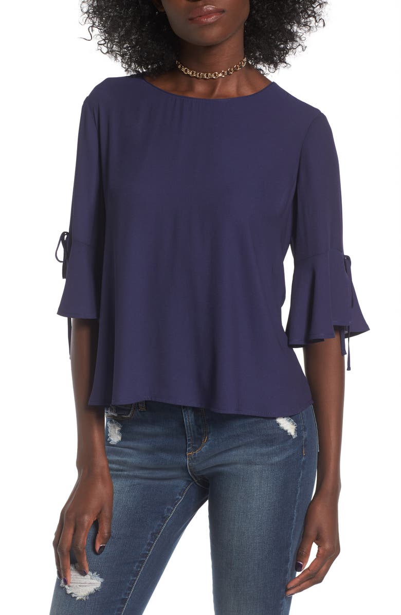 All in Favor Bell Sleeve Tee, Main, color,