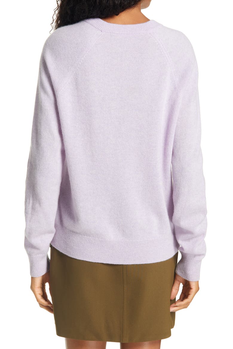 Boston Cashmere Sweater, Alternate, color, PURPLE JASPER