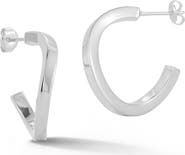 GLAZE JEWELRY Wave Hoop Earrings