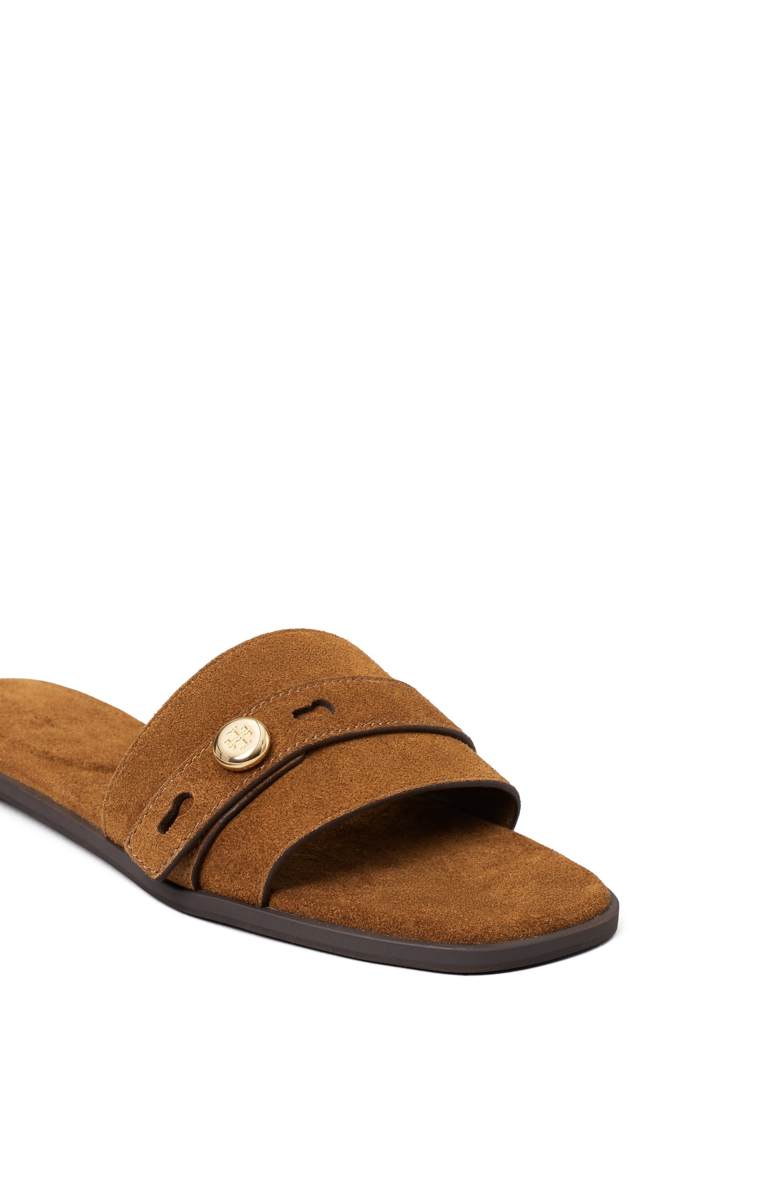 Tory Burch Romy Slide Sandal, Alternate, color, Park Bench