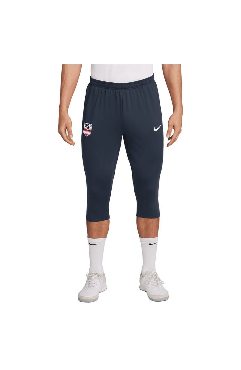 Nike Men's Nike Navy USMNT 2024 Strike Performance 3/4 Pants, Alternate, color,