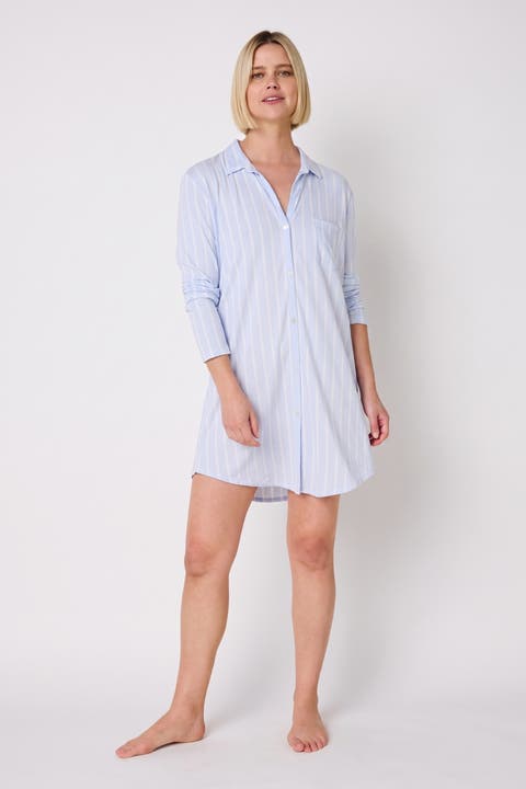 Confetti Dot Pima Knit Night Shirt