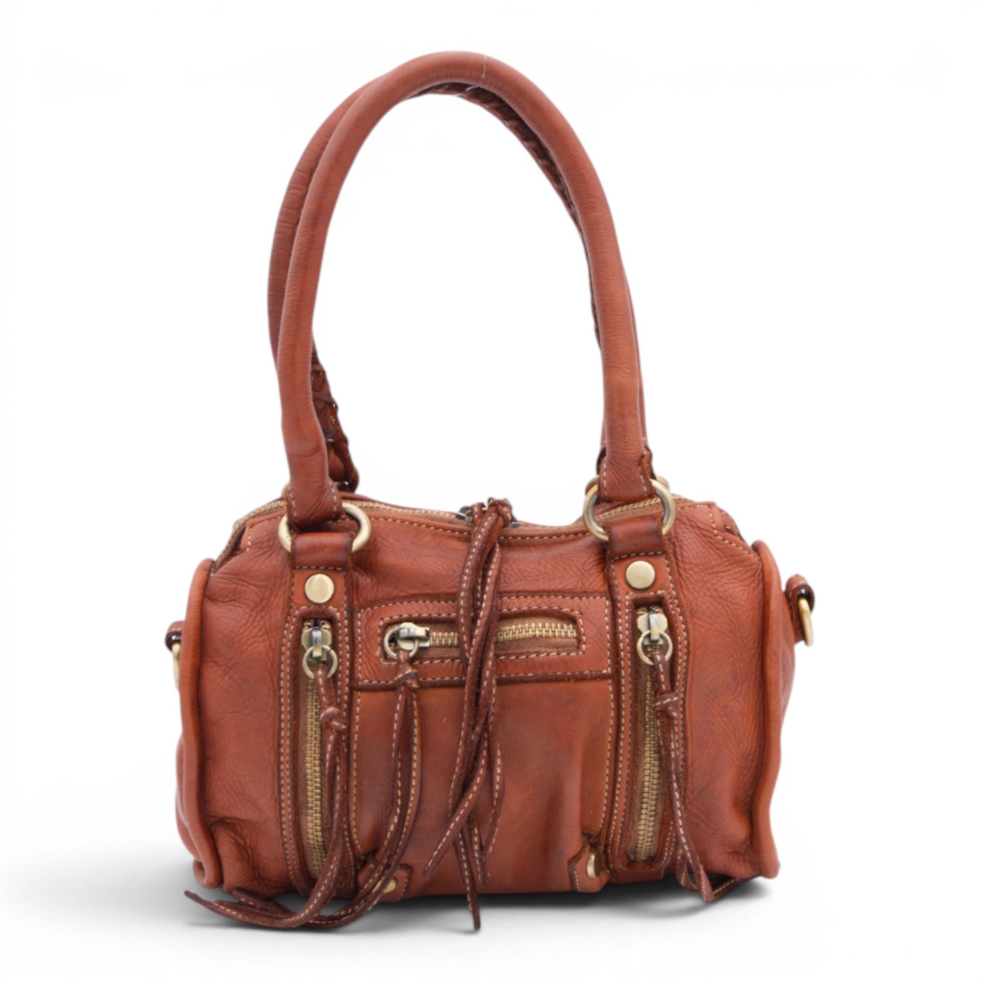 Small Pocket Satchel, Alternate, color, Cognac