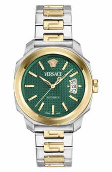 Dylos Two-Tone Bracelet Strap Automatic Watch, 42mm