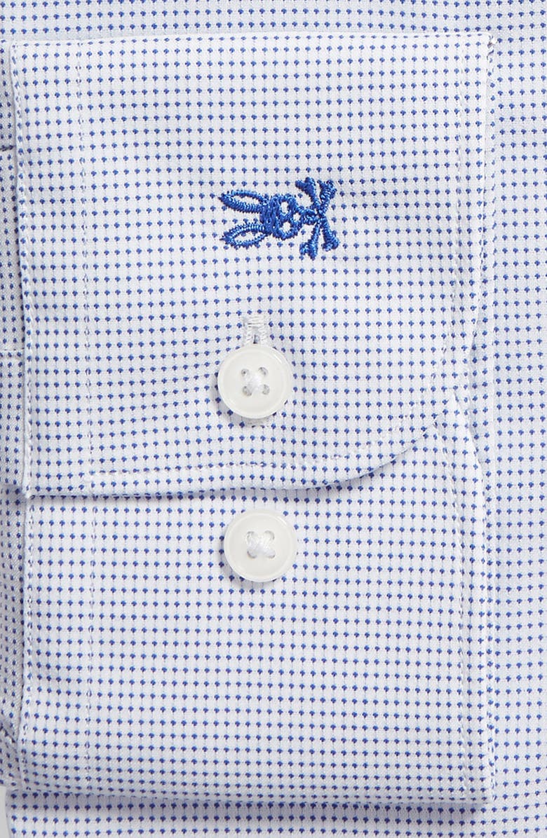 Psycho Bunny Trim Fit Stretch Cotton Blend Dress Shirt, Alternate, color,