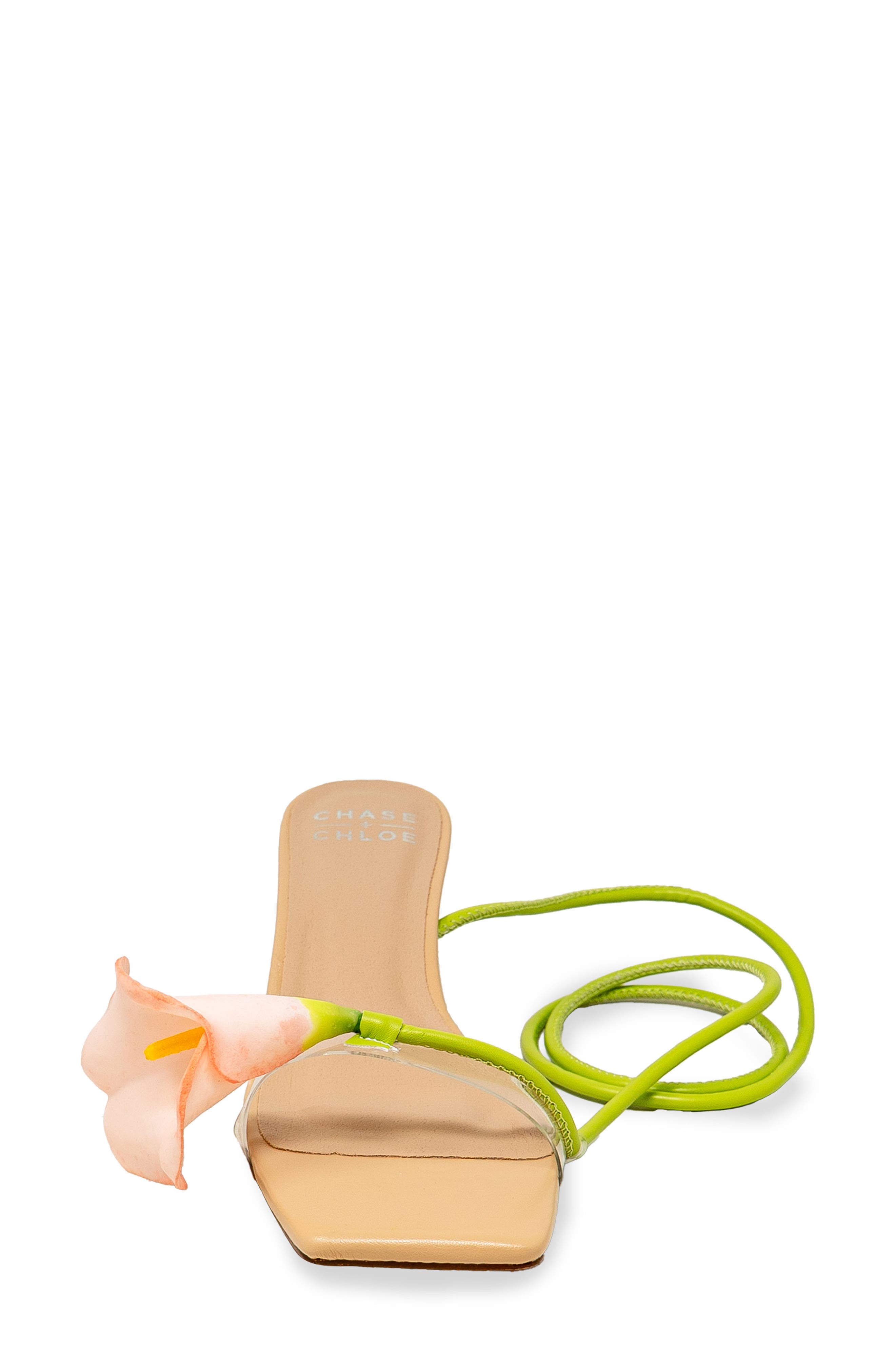 Calla Lily Sandal, Alternate, color, BEIGE