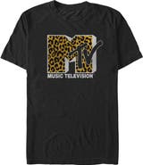 MTV Men's MTV Boombox Logo Graphic T-Shirt