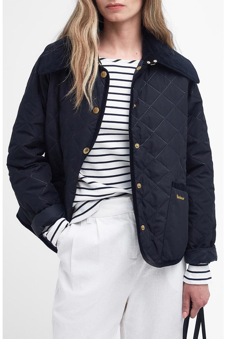 Gosford Quilted Jacket, Alternate, color, DK NAVY