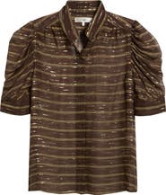 FRAME The Gillian Puff Sleeve Top
