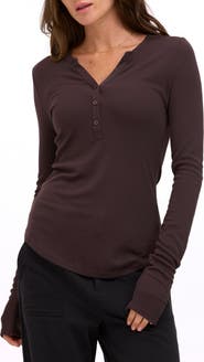 Threads 4 Thought Akia Feather Rib Henley