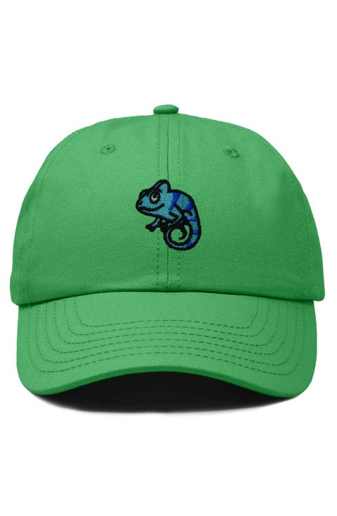 Chameleon Embroidered Dad Hat