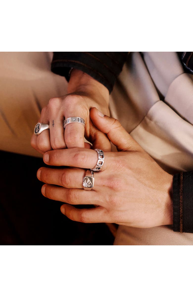 Serge DeNimes Silver Prosper Ring, Alternate, color, Silver