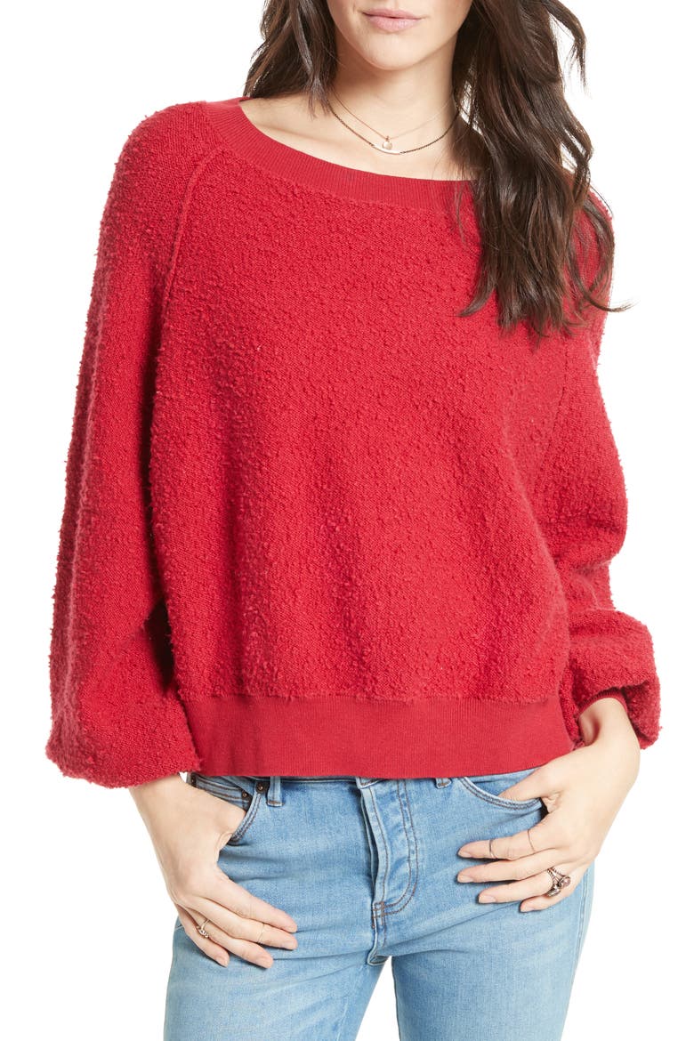 Found My Friend Sweatshirt, Main, color, RED