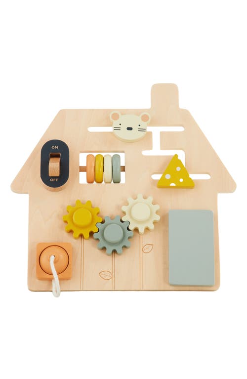 Wonder & Wise by Asweets On the Go Wooden Busy Board in Multi 