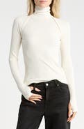 Helmut Lang Layered Rib Turtleneck Top