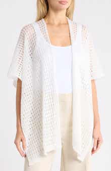 Metallic Open Weave Wrap