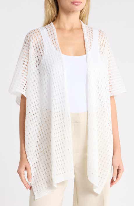 Metallic Open Weave Wrap
