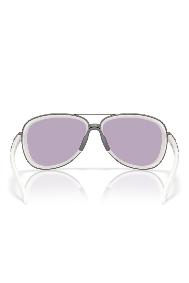 Split Time 58mm Prizm™ Pilot Sunglasses, Alternate, color, MATTE VAPOR / PRIZM SLATE