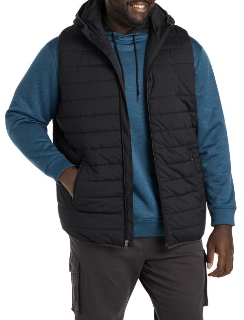 SOCIETY OF ONE BY DXL SOCIETY OF ONE BY DXL BIG & TALL HOODED PUFFER VEST