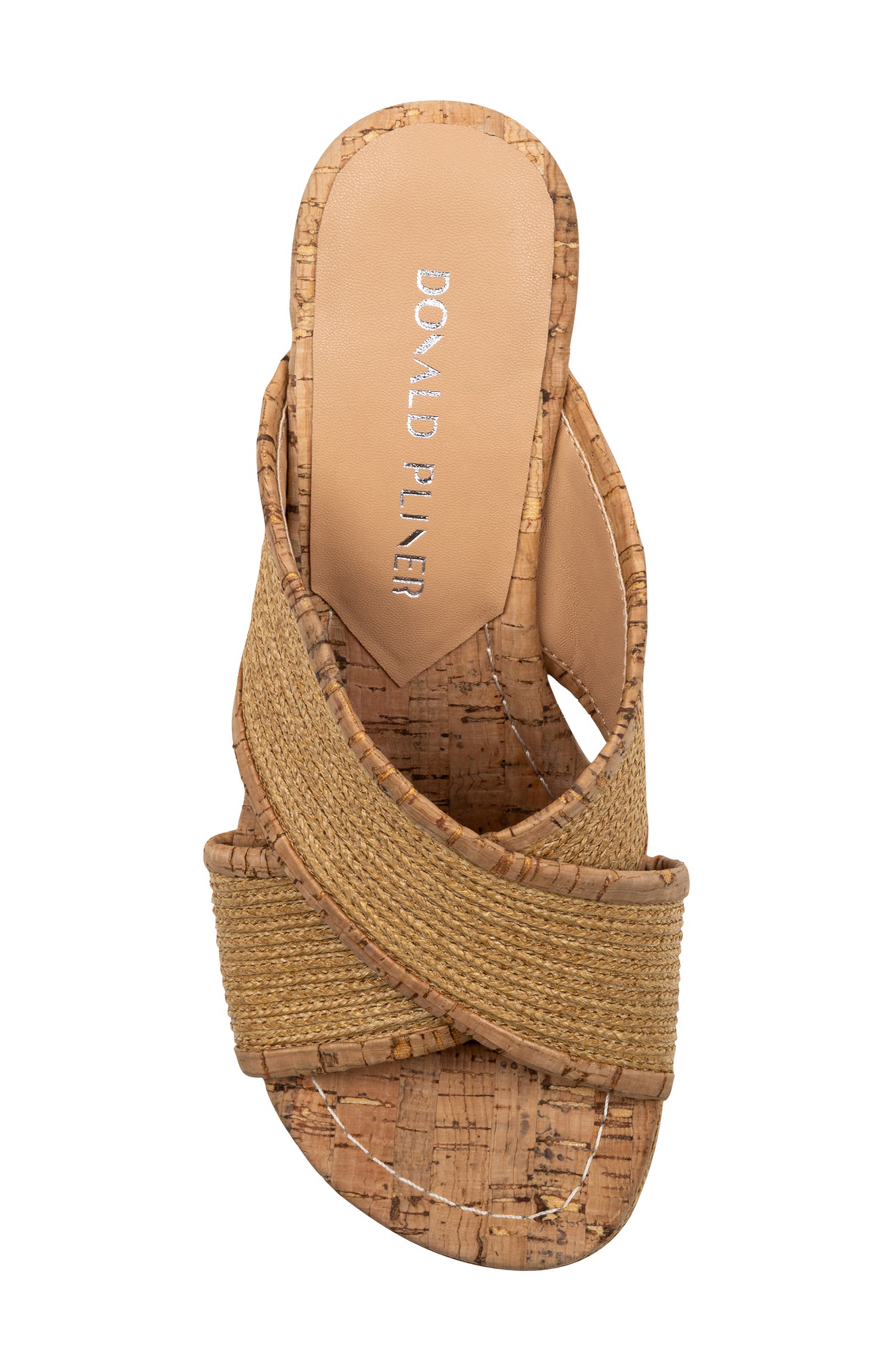 Gorgina Platform Wedge Sandal, Alternate, color, NATURAL
