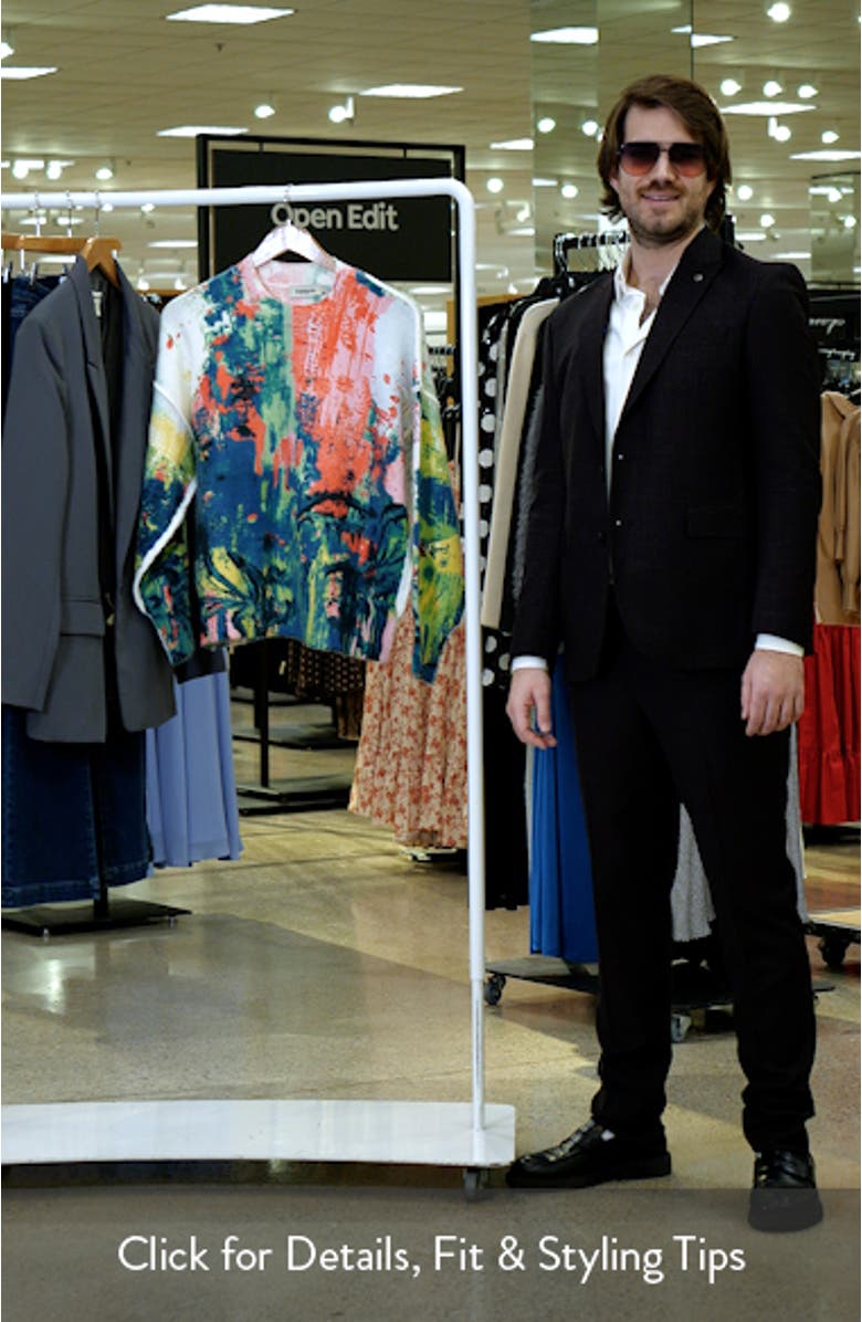 Splatter Print Sweatshirt, sales video thumbnail