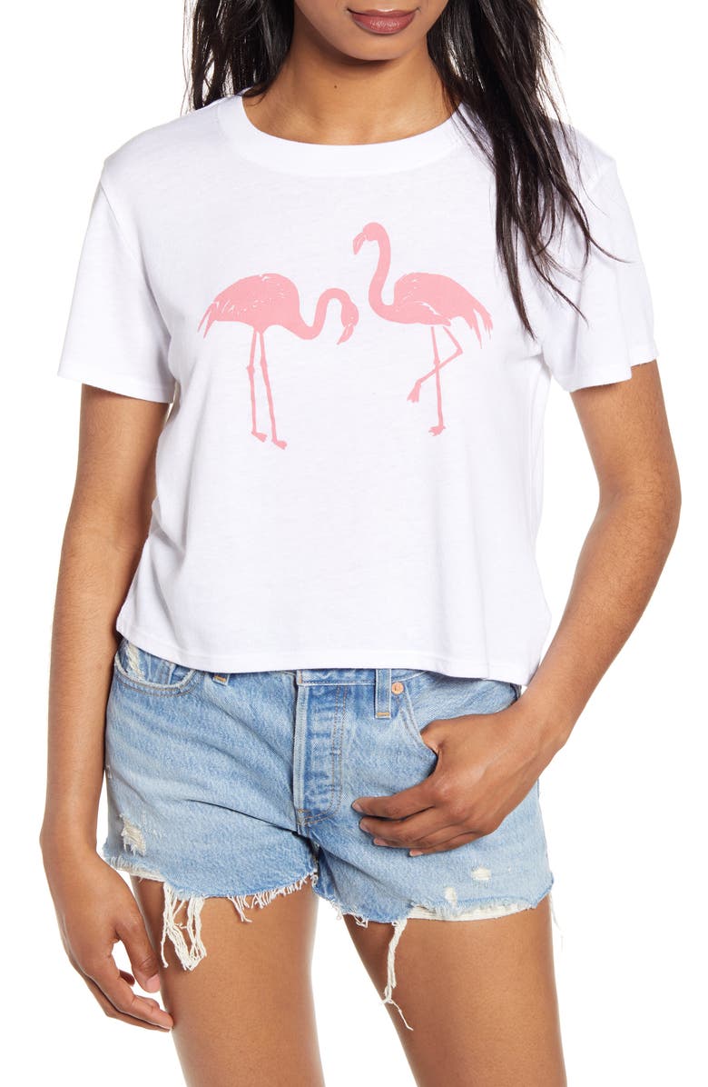 Sub_Urban Riot Dylan Flamingos Graphic Tee, Main, color, 