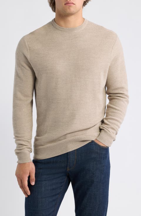 Autumn Crest Honeycomb Crewneck Sweater