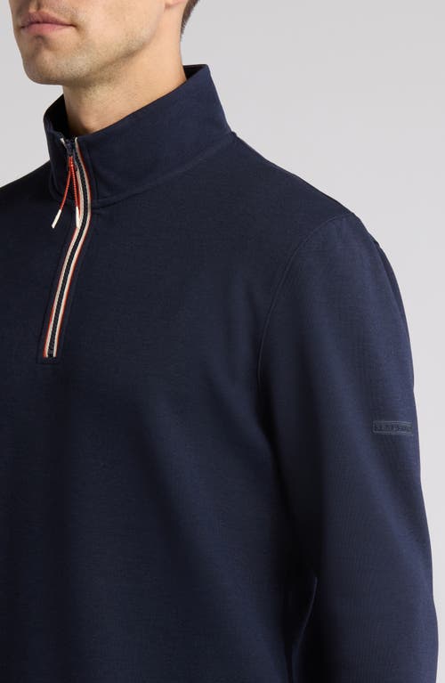 Sealskinz Tatterset Quarter Zip Pullover In Navy