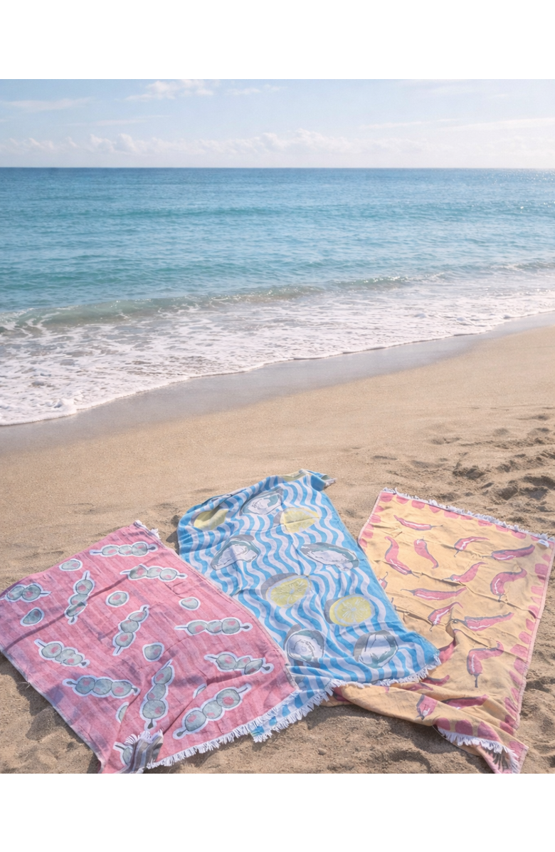 Olive and Loom Mediterranean Towel Set, Alternate, color, Multi