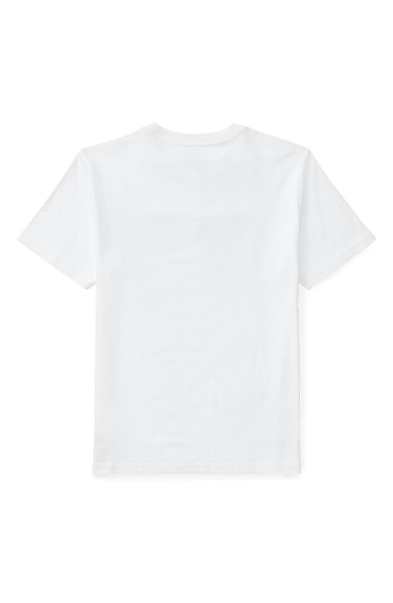 Polo Ralph Lauren Kids' Flag Appliqué T-Shirt, Alternate, color, 