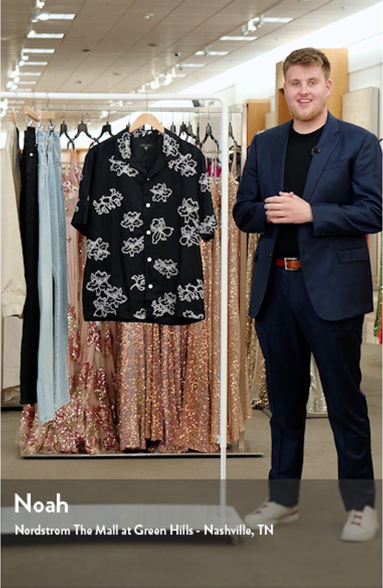 Avery Embroidered Camp Shirt, sales video thumbnail