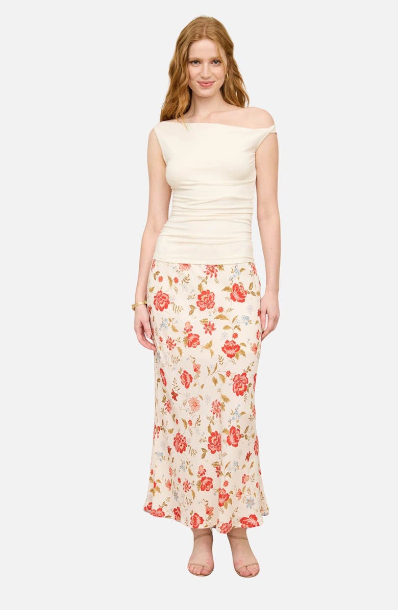 Blu Pepper Off The Shoulder Top, Alternate, color, Ivory
