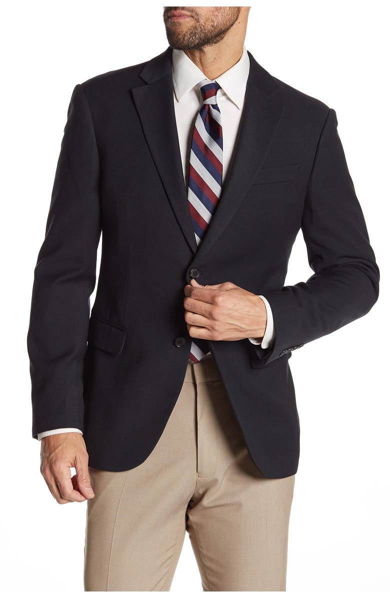 NORDSTROM RACK Woven Two Button Notch Lapel Sport Coat, Main, color, 