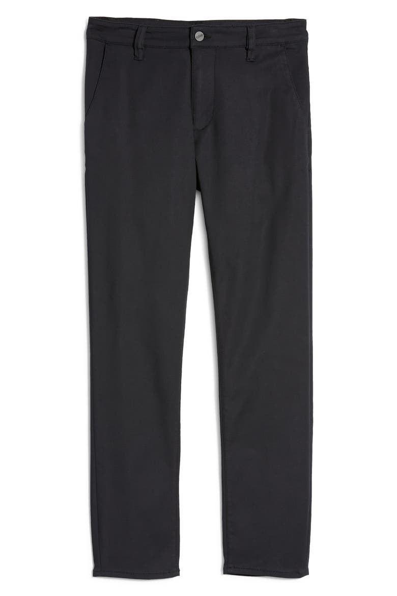 Verona Slim Fit Straight Leg Chinos, Alternate, color, BLACK HIGH FLYER