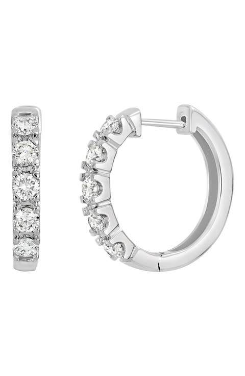 Audrey Diamond Hoop Earrings (Nordstrom Exclusive)
