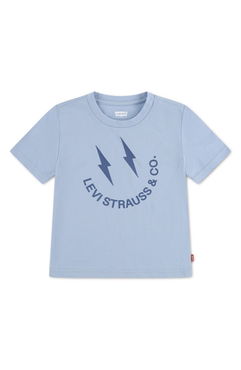 Levi's Kids' Smile For Levi's Graphic T-Shirt, Main, color, Chambray Blue