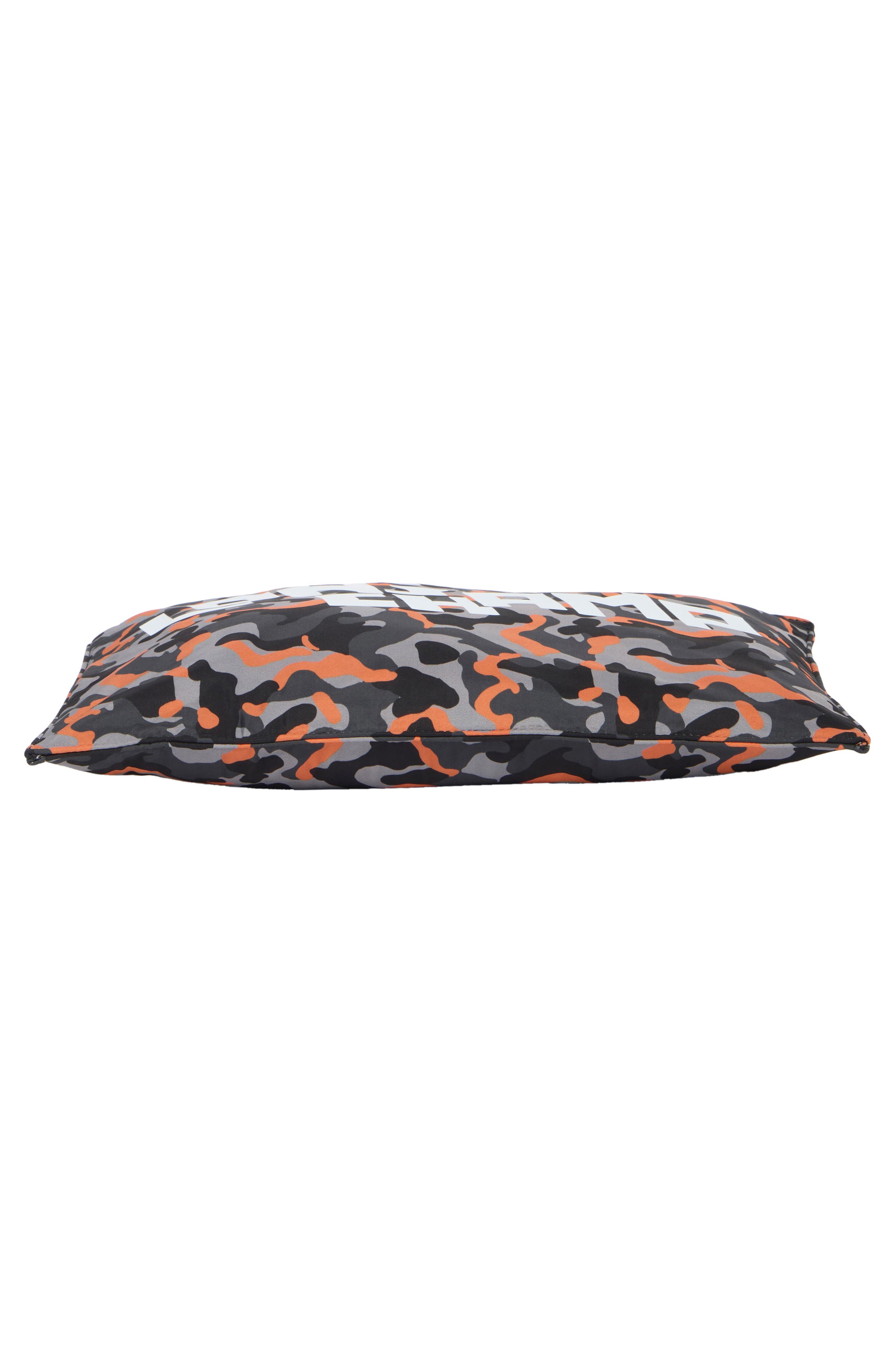Longchamp Camo Top Zip Wrislet, Alternate, color, Cement